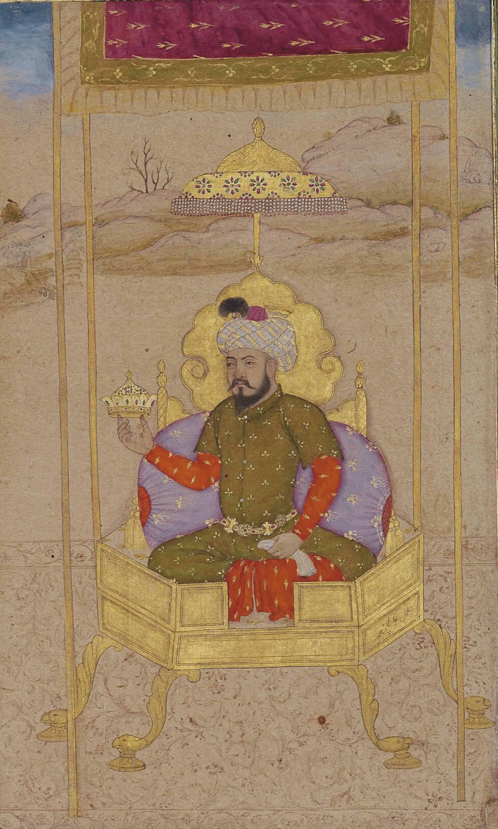 The Emperor Timur Mughal India First Half 18th Century Paintings Body Colour Gouache Christie S